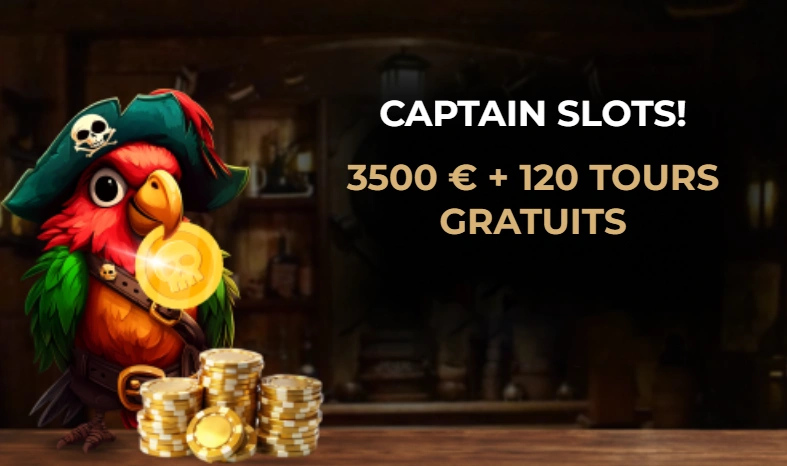 Captain Slots Casino Banner Mobile